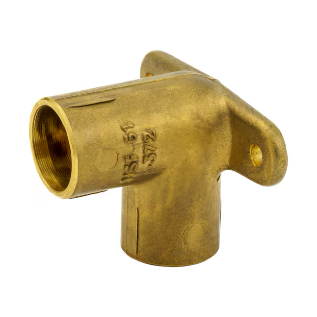 Streamline 1/2-in SWT x 1/2-in SWT Cast Brass 90-Degree Drop Ear Elbow