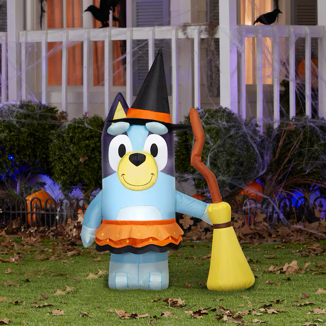 Bluey 3.5-ft LED Bluey Witch Inflatable