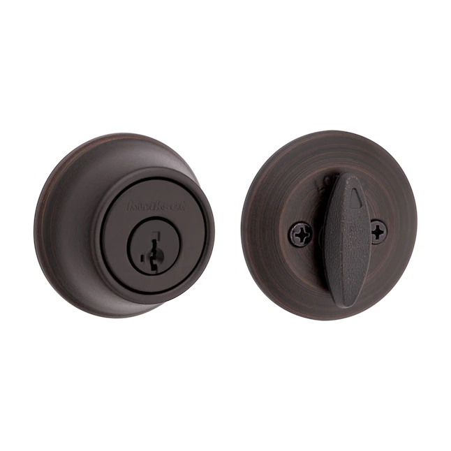 Einzylinder-Riegel aus venezianischer Bronze der Kwikset-Serie 660 mit SmartKey