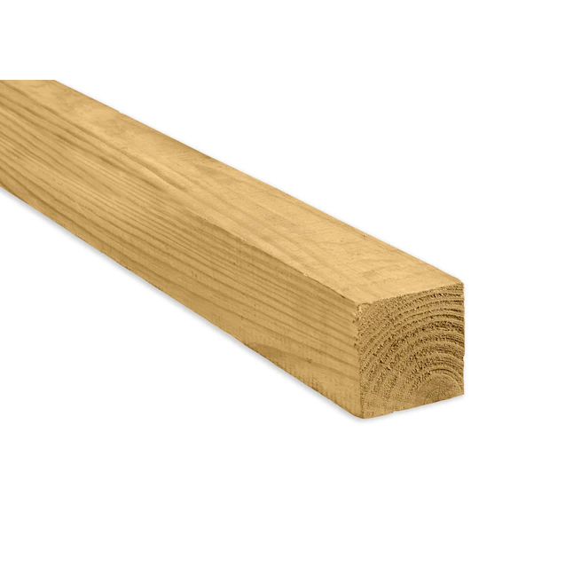 Severe Weather 4-in x 4-in x 10-ft #2 Ground Contact Wood Pressure Treated Lumber