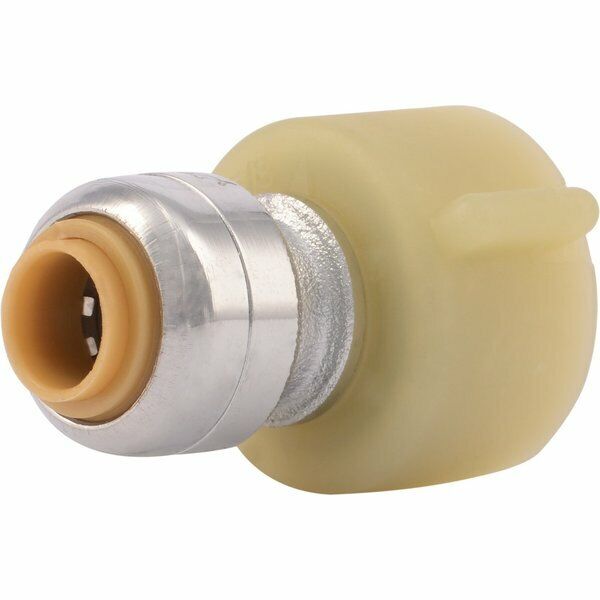 SharkBite 1/4 in. (3/8 in. OD) x 7/8 in. Brass Push Toilet Connector