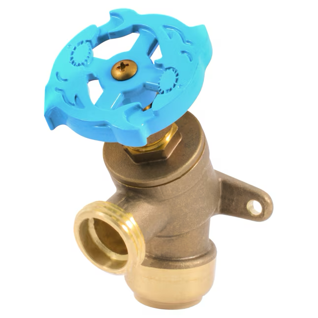 SharkBite 3/4-in Push-to-connect Brass Multi Turn Hose Bibb