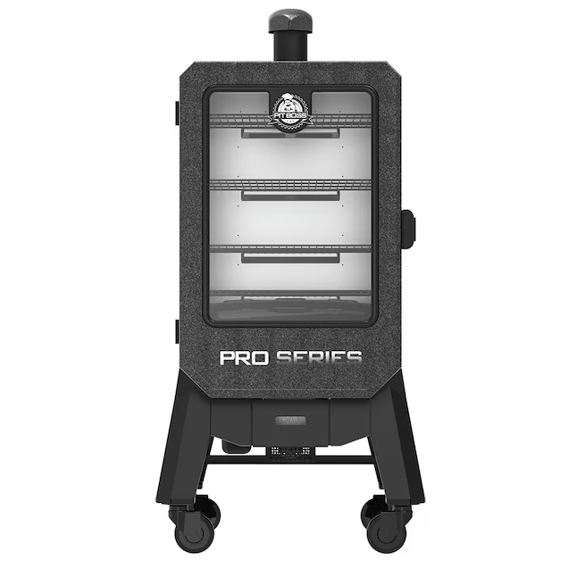 Pit Boss Pro Series 1077-Sq in schwarzem Sandpellet-Smoker