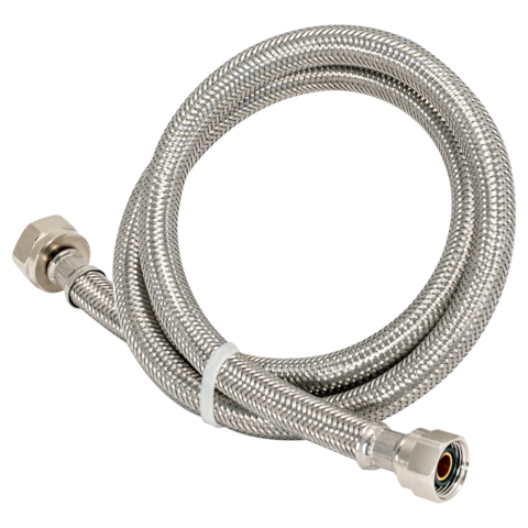 Eastman 1/2 in. Compression x 1/2 in. FIP x 48 in. Braided Faucet Connector