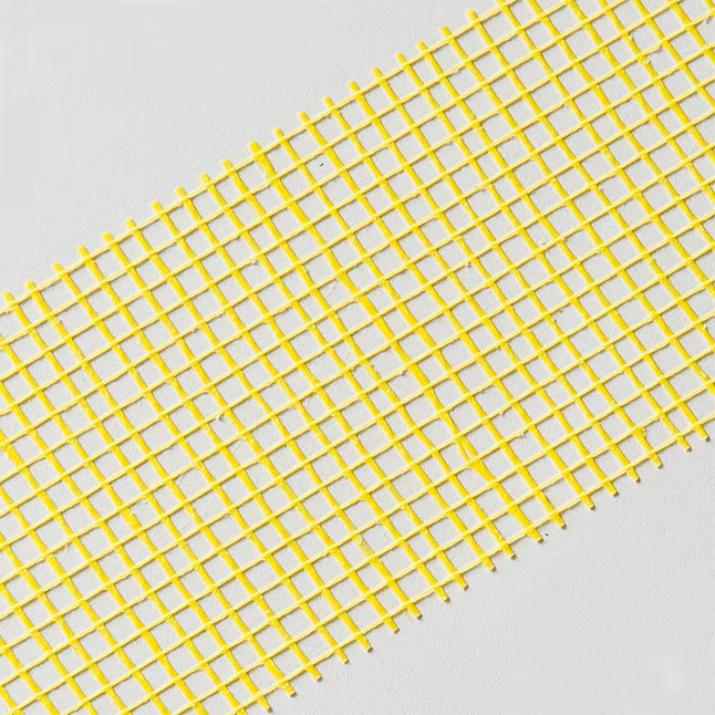 Saint-Gobain ADFORS FibaTape Standard Yellow Cinta autoadhesiva para juntas de construcción de malla de 1,875 pulgadas x 300 pies