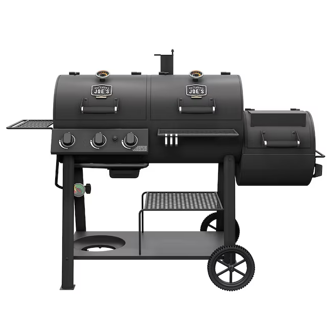 Oklahoma Joe's Canyon Black Gas and Charcoal Combo Grill