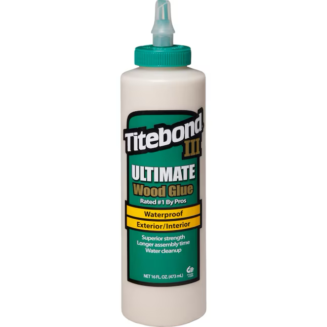 Titebond III Ultimate Wood Glue Marrón Impermeable, Adhesivo para madera interior/exterior