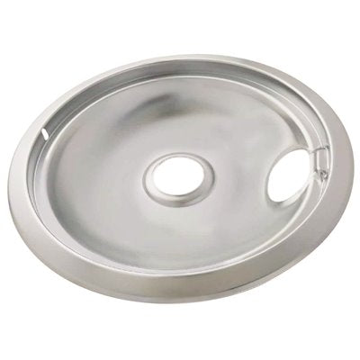 UNBRANDED 8 in. Universal Range Drip Pan (Chrome, 6-Pack)