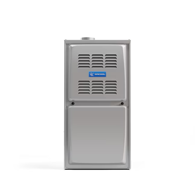 Horno de aire forzado de una etapa con flujo ascendente/horizontal del 80 por ciento y entrada máxima de 66 000 BTU MRCOOL