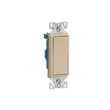 Eaton 15-Amp Single-Pole Rocker Light Switch, Light Almond