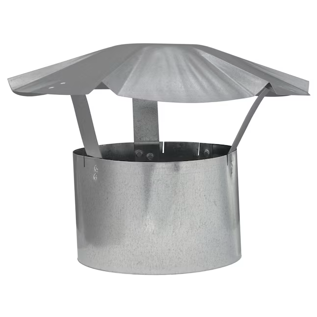 IMPERIAL 6-in dia Galvanized Steel Rain Cap