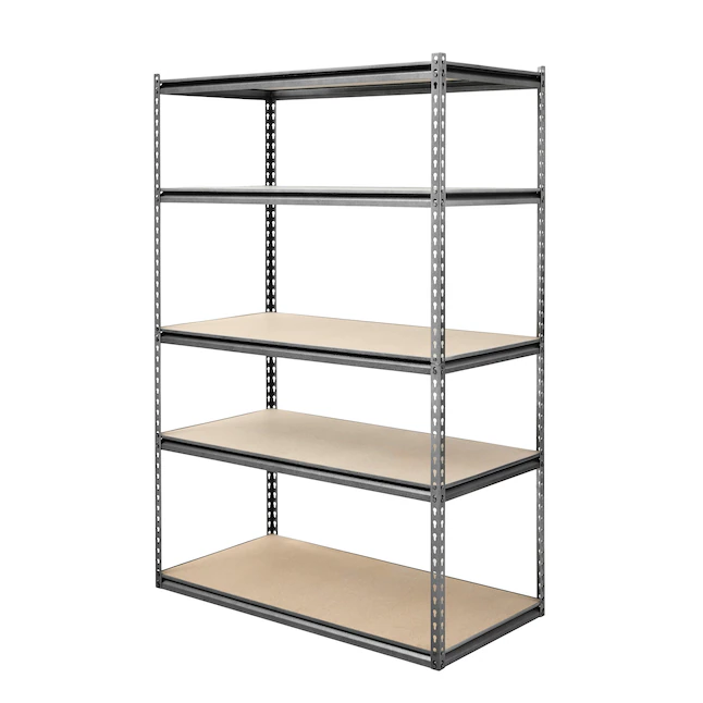 Shop Project Source Plastic Black 4-Tier Shelf and Commander Small