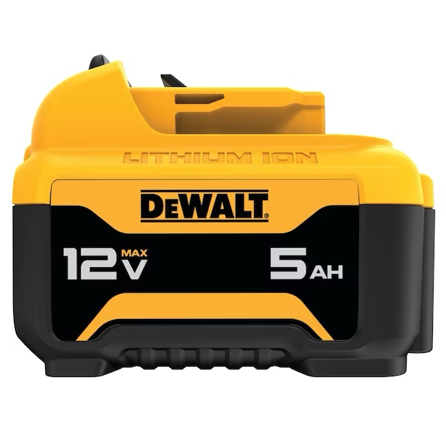 Paquete de 2 baterías y cargador de iones de litio DEWALT de 12 V (3 Ah y 5 Ah)