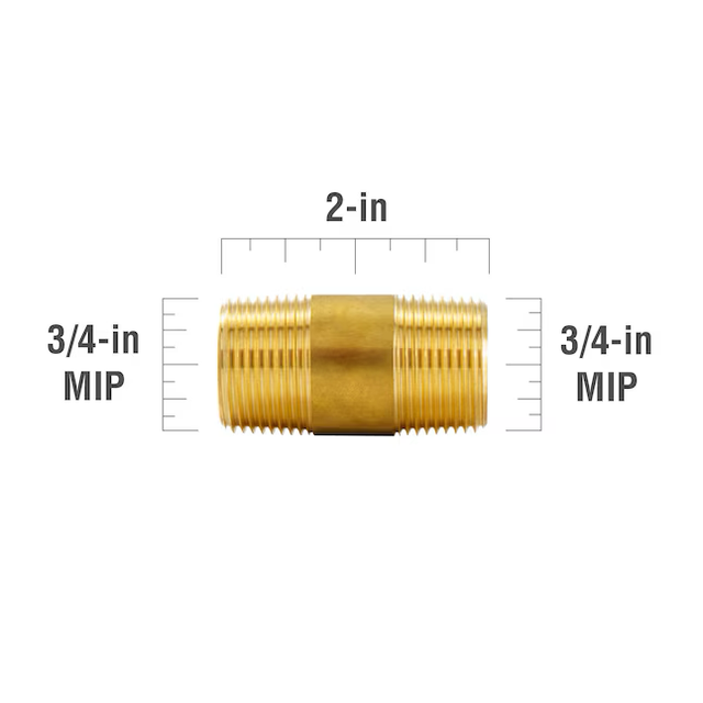 Proline Series 3/4-in x 3/4-in Threaded Male Adapter Nipple Fitting