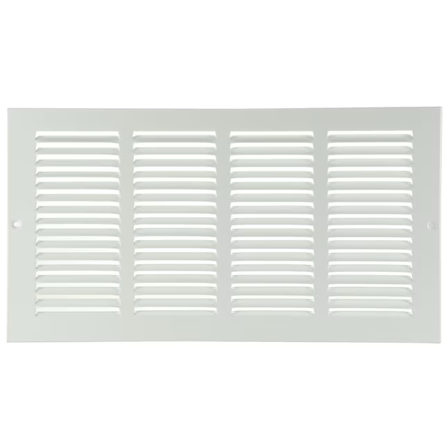 RELIABILT 16-in x 8-in Steel White Sidewall/Ceiling Grille