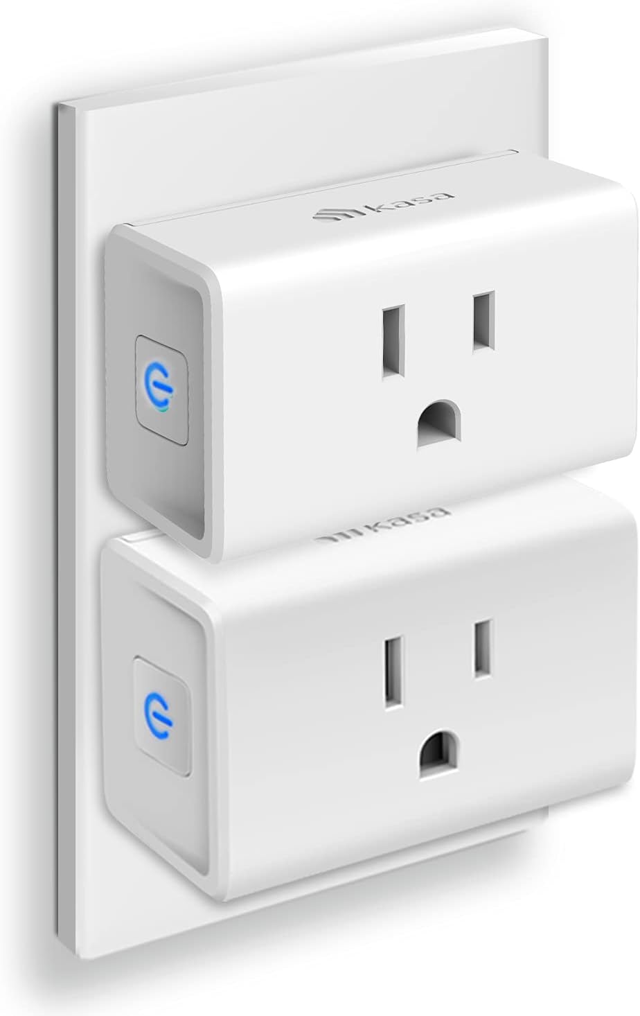 Kasa Smart Plug Ultra Mini 15A, Smart Home Wi-Fi Outlet 2-Pack(EP10P2) , White