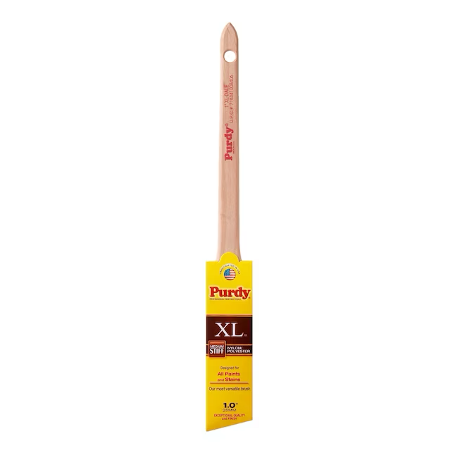 Purdy XL Dale Pincel angular de mezcla de nailon y poliéster reutilizable de 1 pulgada