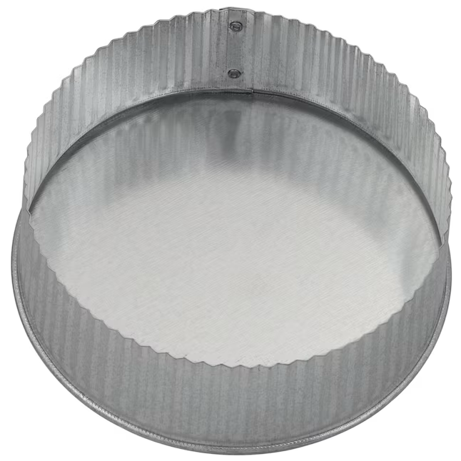 IMPERIAL 6-in dia Galvanized Steel Crimped Small End Round End Cap