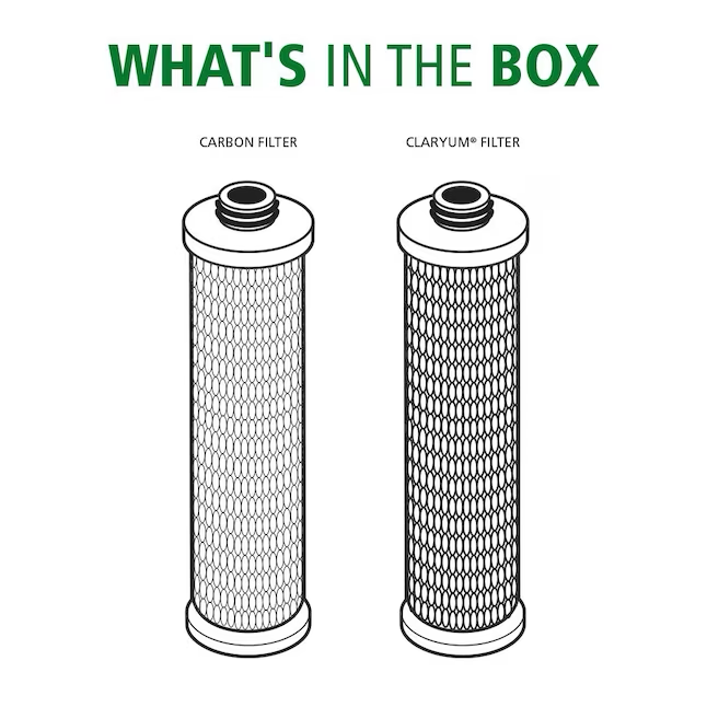 A.O. Smith Clean Water System with RO Boost Carbon Block Under Sink Replacement Filter