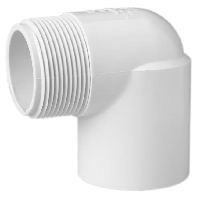 LASCO 3/4-in x 1/2-in 90-Degree PVC Elbow