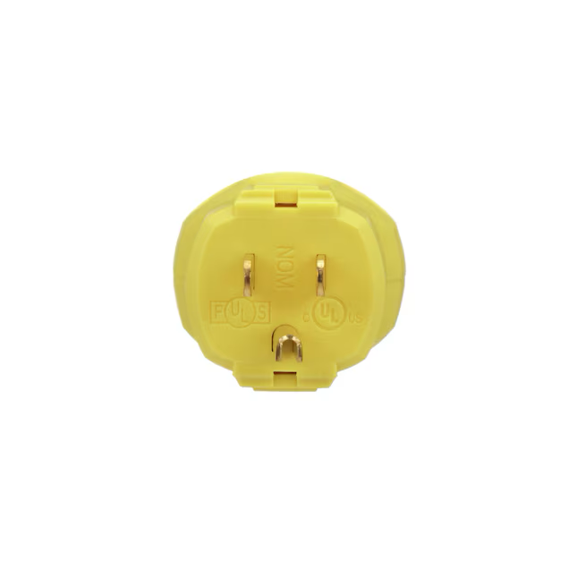 Eaton Arrow Hart 15-Amp 125-Volt NEMA 5-15 3-wire Grounding Heavy-duty Straight Plug, Yellow