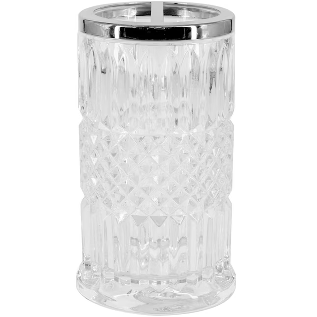 allen + roth Clear 12-oz Capacity Freestanding Soap and Lotion Dispenser