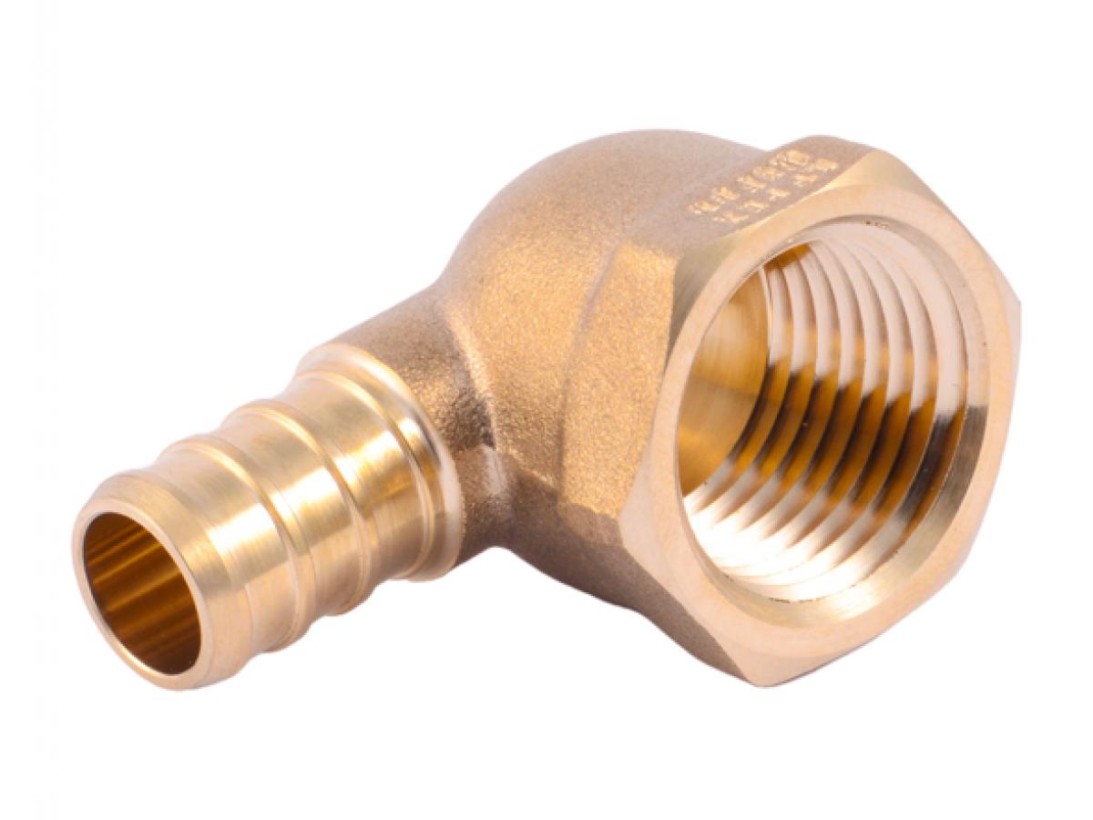 SharkBite 3/4 in. x 3/4 in. FNPT Brass Crimp Female Elbow