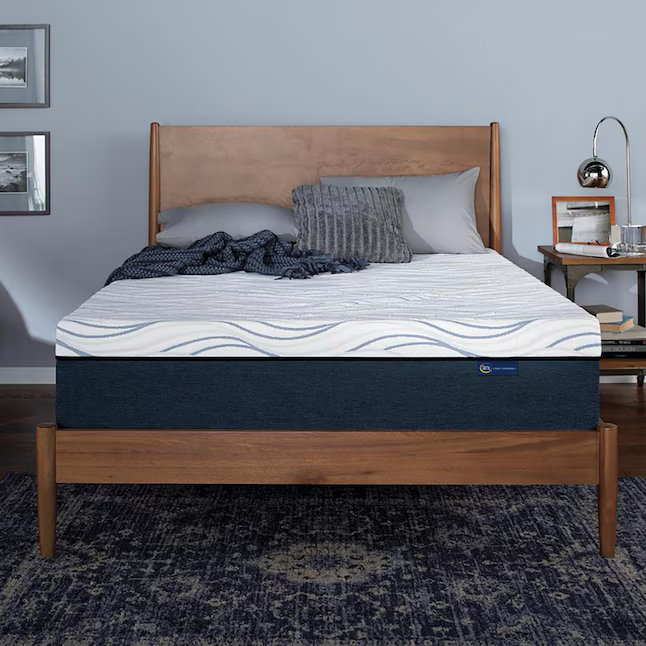 Serta 10-in Queen Hybrid Memory Foam/Coil Blend Mattress in a Box