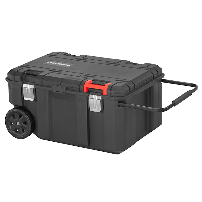 CRAFTSMAN VERSASTACK 30.4-in Black Polypropylene Wheels Lockable Tool Box