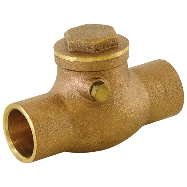 EZ-FLO Brass 1-in Compression Swing Check Valve