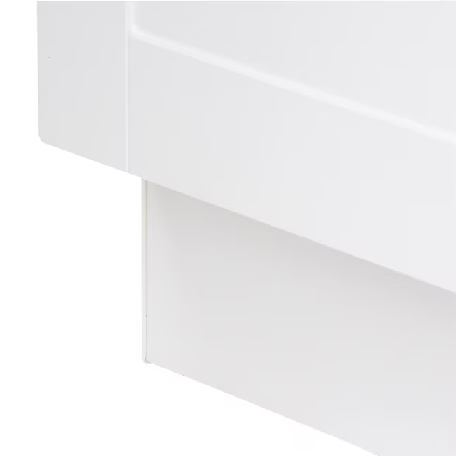 Project Source 18-in White Single Sink Bathroom Vanity with White Cultured Marble Top