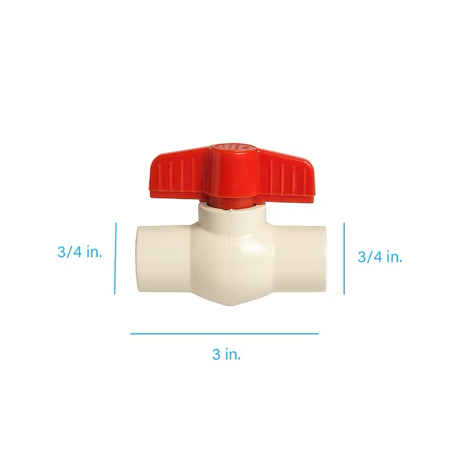 RELIABILT 3/4-in CPVC Ball Valve