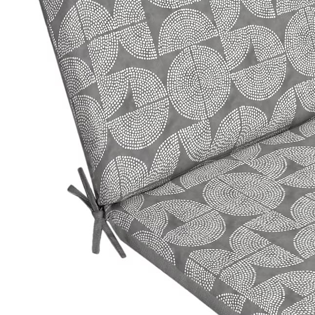 Style Selections 20-in x 21-in Tara Geo Dots Patio Chair Cushion