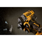 DEWALT XTREME Taladro inalámbrico sin escobillas 5 en 1, 12 voltios máx., 3/8 pulgadas (1 batería incluida, cargador incluido y bolsa blanda incluida)