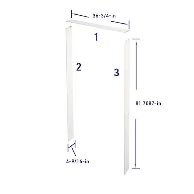 RELIABILT 2.063-in x 4.5625-in x 6.8-ft Primed MDF Door Jamb Kit