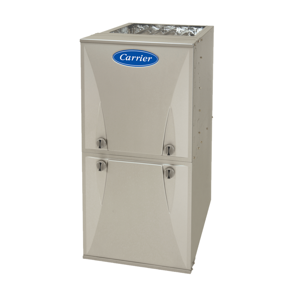 Horno multiposición Carrier Comfort™, 92 % AFUE, 100 000 BTU, etapa única, ECM de 18 velocidades, 115/1