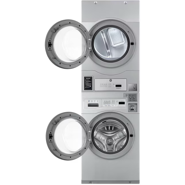 Crossover Gas Stacked Laundry Center ( Stainless Steel )