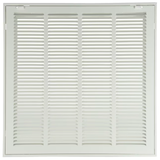 RELIABILT 20-in x 20-in Steel White Sidewall/Ceiling Filter Grille