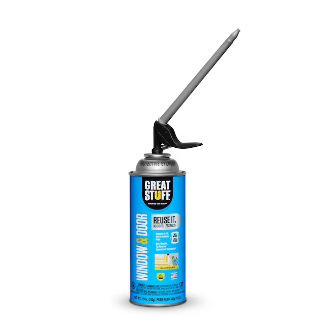 GREAT STUFF Window and Door 12-oz Smart Dispenser Indoor/Outdoor Spray Foam Insulation