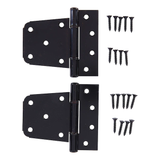 National Hardware 2-Pack 3-1/2-in Black Gate Hinge