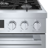 Bosch 800 Series Industrial Style 30-in 5 Burners 3.7-cu ft Freestanding Natural Gas Range (Stainless Steel)