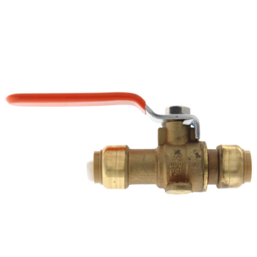 SharkBite 1/2 in. Push-to-Connect Brass Drop Ear Ball Valve with Drain