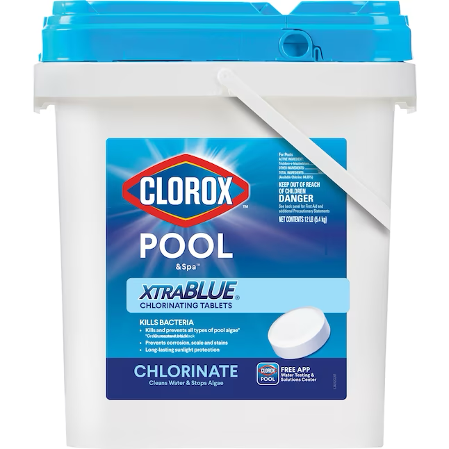 Clorox Pool&amp;Spa tabletas de cloro de 12 libras y 3 pulgadas