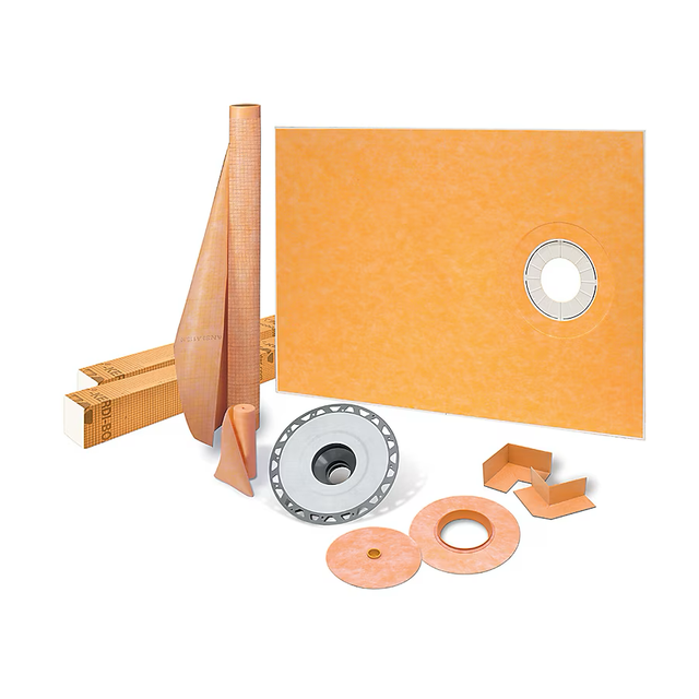 Schluter Systems Kerdi-Shower-Kit 38-in x 60-in Offset PVC Flange 2-in