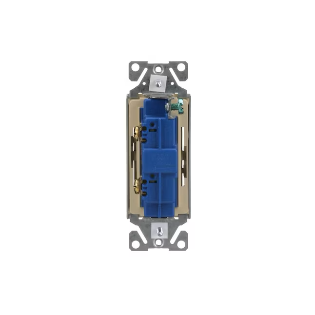 Eaton 15-Ampere-Einpol-Wipplichtschalter, helle Mandel (10er-Pack)