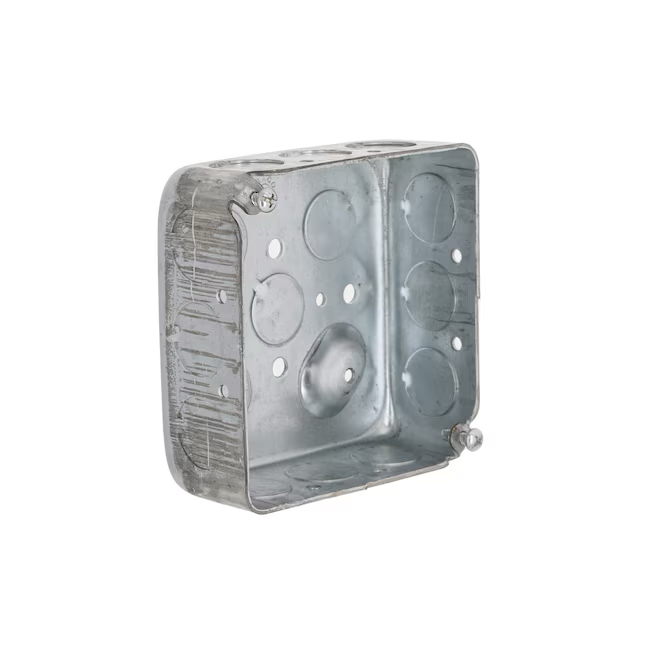 Hubbell RACO 2-Gang Galvanized Steel New Work Square Electrical Box