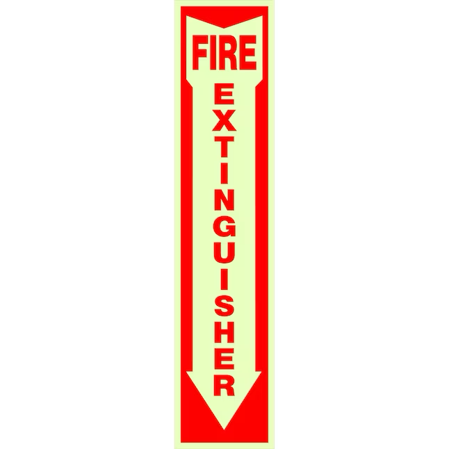 Hillman 18-in x 4-in Vinyl Fire Sign