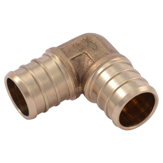 SharkBite 3/4-in PEX Crimp Brass 90-Degree Elbow