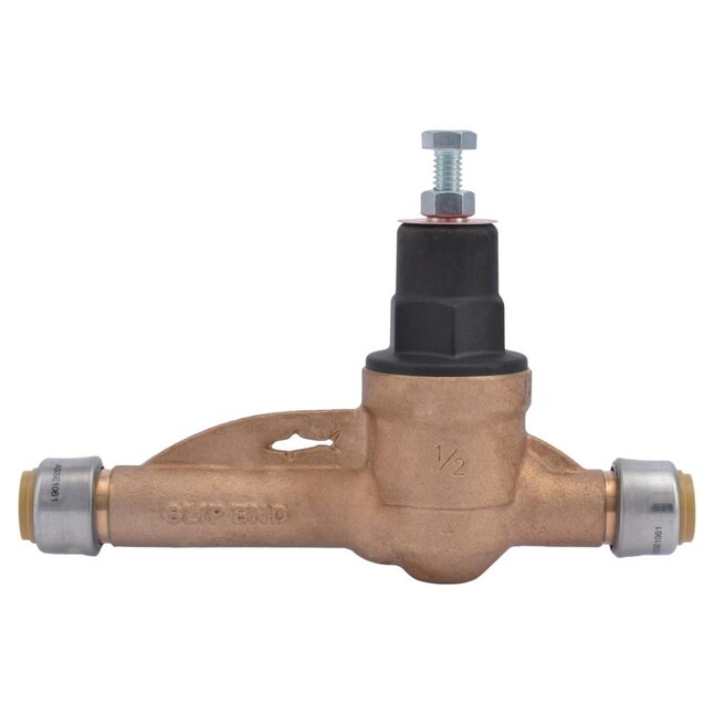 SharkBite Brass 1/2-in Push-to-connect Pressure Regulator Valve