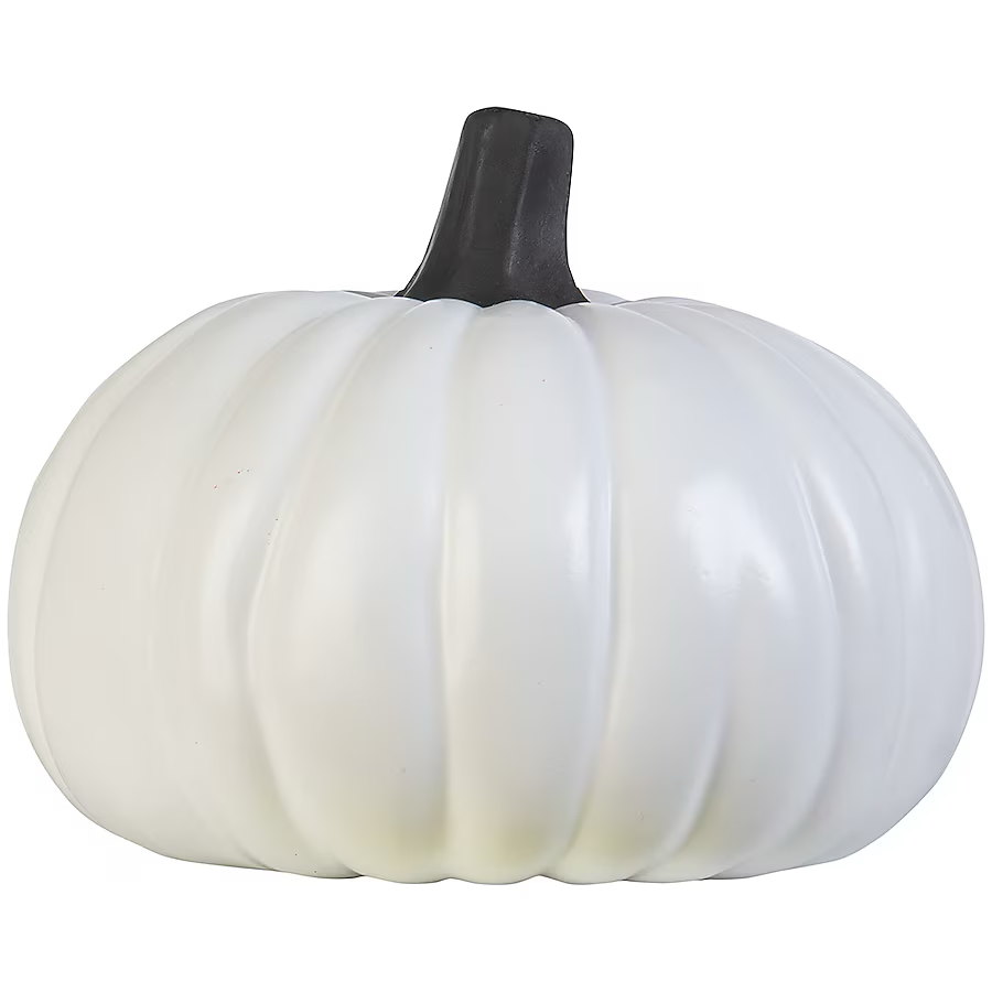 Holiday Living 7.5-in Carvable Glossy Pumpkin Decor